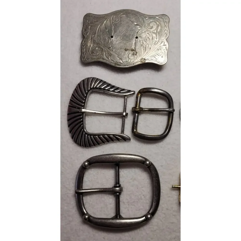 15 Pc Mens Womens Belt Buckles For Crafting Repair Parts